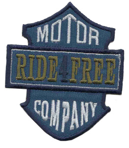 Термоаппликация HKM "Ride 4 Free". Арт 33836/1SB