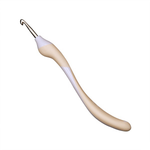 Крючок, вязальный с эргономичной пластиковой ручкой addiSwing №4,5, 16 см. Арт 140-7/4.5-16