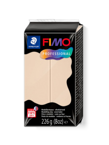 Полимерная глина FIMO "Professional", 226 г, полупрозрачный бежевый. Арт 8042-44