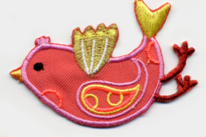 Термоаппликация HKM "Птичка". Арт 32329/1SB