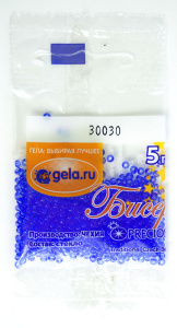 Бисер Preciosa №10, 5 г., цвет №30030 голубой прозрачный. Арт G 30030