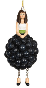 Фигурка декоративная, Blumenmädchen "Виноград". Арт 850064-001