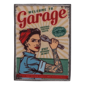 Термоаппликация "Добро пожаловать в гараж". Арт 39333