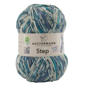 Пряжа Step, 75% шерсть, 25% полиамид, 420 м, 100 г. Арт 97689-0341