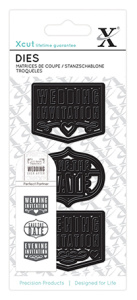 Набор ножей для вырубки "Свадебные приглашения", маленький. Арт XCU503270