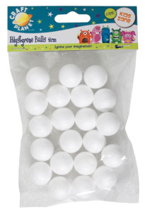 Набор форм из пенопласта "Шар", диаметр 2 см. Арт CPT827901               