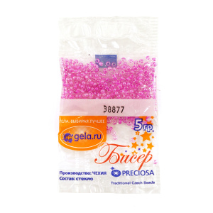Бисер №10, 5 г., цвет 38877. Арт G 38877