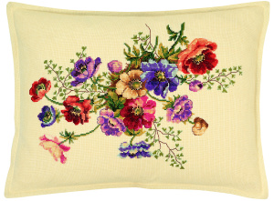 Набор для вышивания подушки "Анемоны". Арт 42-263                  
