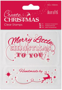 Штамп прозрачный "Весёлого Рождества". Арт PMA907936