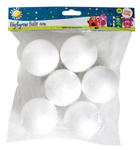 Набор форм из пенопласта "Шар", диаметр 6 см (6 шт). Арт CPT827904               