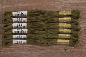 Мулине COSMO однотонный цвет  716       . Арт 25-6/716       