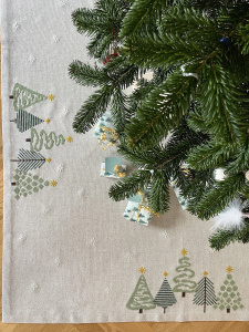 Набор для вышивания скатерти "Рождественские елки". Арт 2028-1