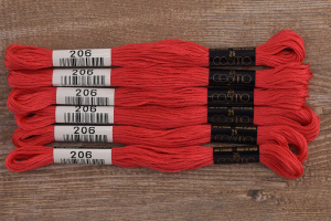 Мулине COSMO однотонный цвет  206       . Арт 25-6/206       