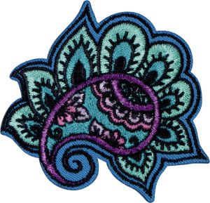 Термоаппликация "Орнамент бирюзовый". Арт 43046