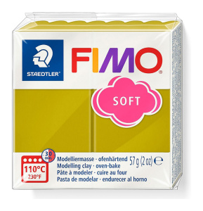 Полимерная глина FIMO "Soft", уп. 57 г, цвет: пляжная трава. Арт 8020-T51