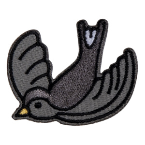 Термоаппликация "Серый голубь". Арт 39314