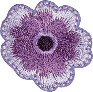 Термоаппликация "Цветок сиреневый". Арт 42904