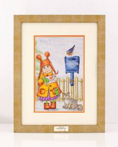 Вышитая картина "Долгожданное". Арт Модель 07.001.04 