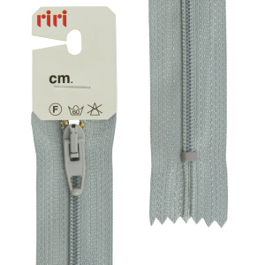 Молния Meras, спираль, неразъёмная, 4 мм, 20 см, цвет 2118, светло-серый. Арт 2528976/20/2118