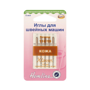Иглы для швейных машин, для кожи, 110/18. Арт 104.110/G002