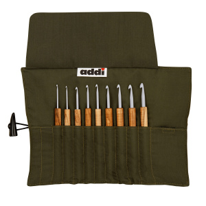 Набор крючков из оливкового дерева addiWrap, 2- 6 мм. Арт 632-2/000