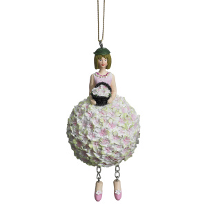 Фигурка декоративная, Blumenmädchen "Гортензия". Арт 850135-408