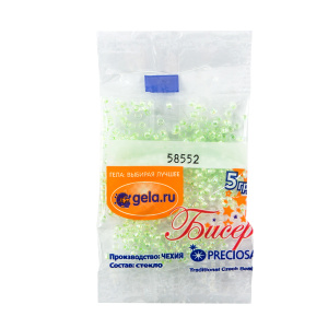 Бисер №10, 5 г., цвет 58552. Арт G 58552