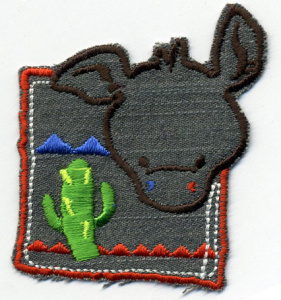 Термоаппликация HKM "Ослик". Арт 32505/1SB