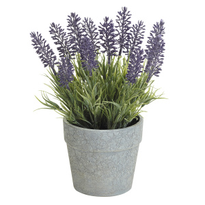 Цветок декоративный в кашпо "Лаванда". Арт 205351-700