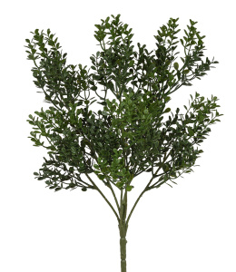 Ветка декоративная "Самшит", 35 см, цвет зеленый. Арт 108538-800