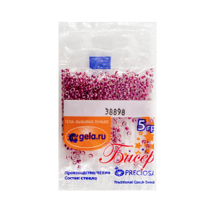 Бисер №10, 5 г., цвет 38898. Арт G 38898