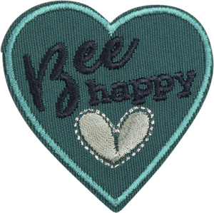 Термоаппликация "Будь счастлив сердце ". Арт 38918