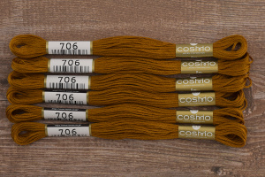 Мулине COSMO однотонный цвет  706       . Арт 25-6/706       