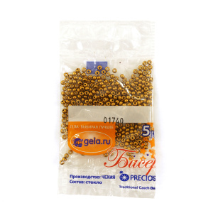 Бисер №10, 5 г., цвет 01740. Арт G 01740