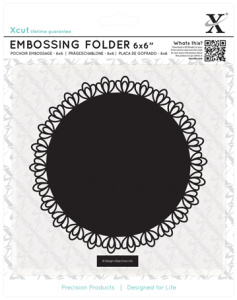 Форма для эмбоссирования "Филигранный круг". Арт XCU515166