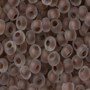 Бисер Preciosa №10, 5 г., цвет  № 38318/1 коричневый прокрас прозрачный матовый. Арт G 38318/1