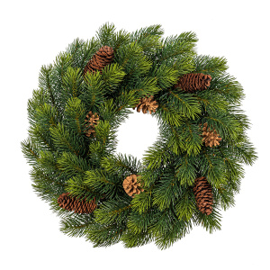 Венок декоративный "Еловые веточки". Арт 219270-809