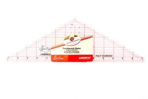 Линейка-треугольник с углом 120*, градация в дюймах, размер 14 1/2" x 4 1/2". Арт NL4175                  