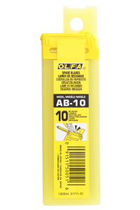 Запасные лезвия для ножа 180 Black в упаковке. Арт AB-10                   