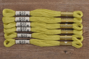 Мулине COSMO однотонный цвет  820       . Арт 25-6/820       