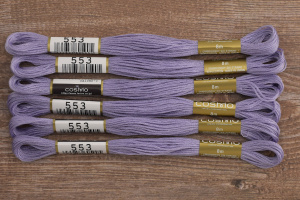 Мулине COSMO однотонный цвет  553       . Арт 25-6/553       