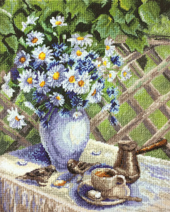 Набор для вышивания "Начало дачного дня" по рисунку О. Воробьевой. Арт 04.005.15