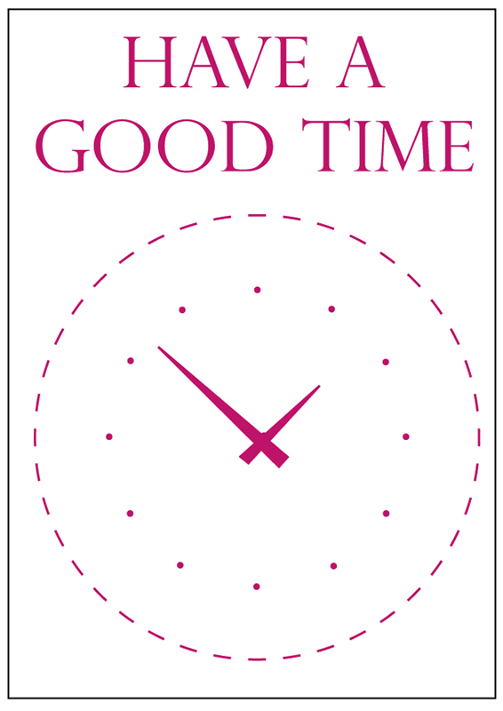 Трафарет "Have a good time". Арт KSG332