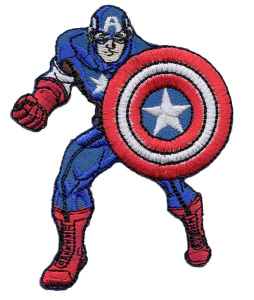 Термоаппликация "Капитан Америка стоящий". Арт 33892/1SB