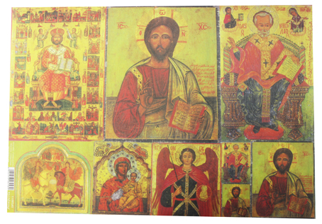 Карта для декупажа "Иконостас". Арт DFGS011