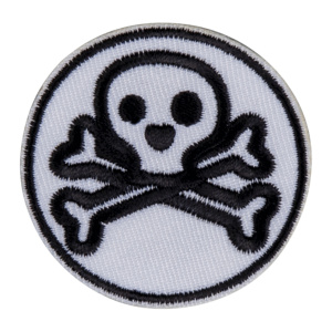 Термоаппликация "Череп с костями 1". Арт 39306