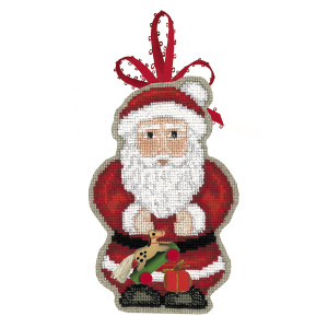 Набор для вышивания елочной игрушки "PERE NOËL" (Дед мороз). Арт 2727