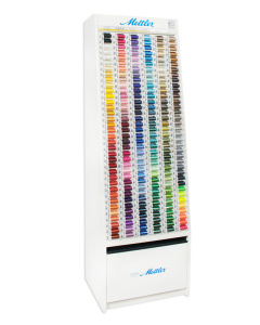 Стенд нити вышивальной POLYSHEEN 200 м, 214 цветов с наполнением. Арт GELA M22-Compl