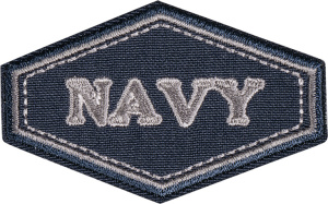 Термоаппликация "Глубокий темно-синий". Арт 43109