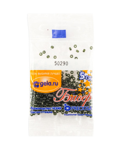 Бисер №10, 5 г., цвет 50290. Арт G 50290